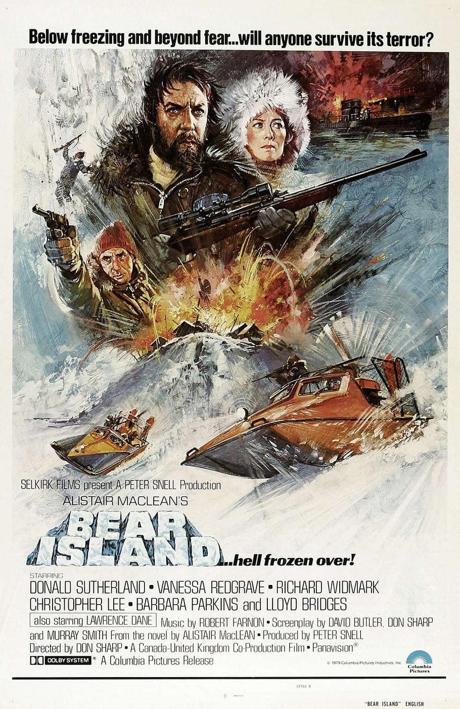 “Bear Island” Original British Quad Poster - Film Poster - Movie Poster main image 0